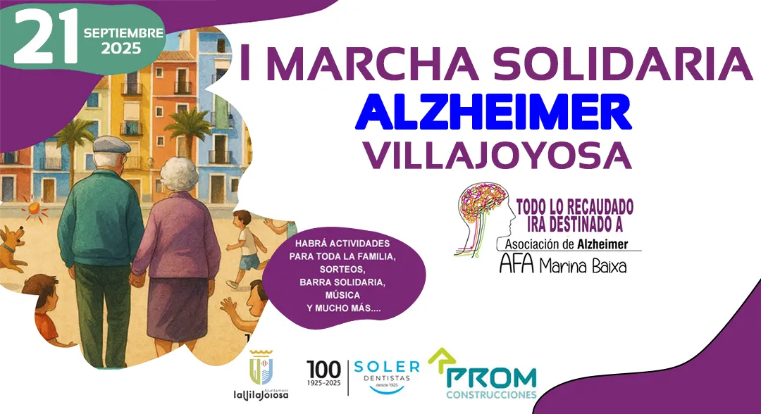 I Marcha solidaria por el Alzheimer Villajoyosa 2025