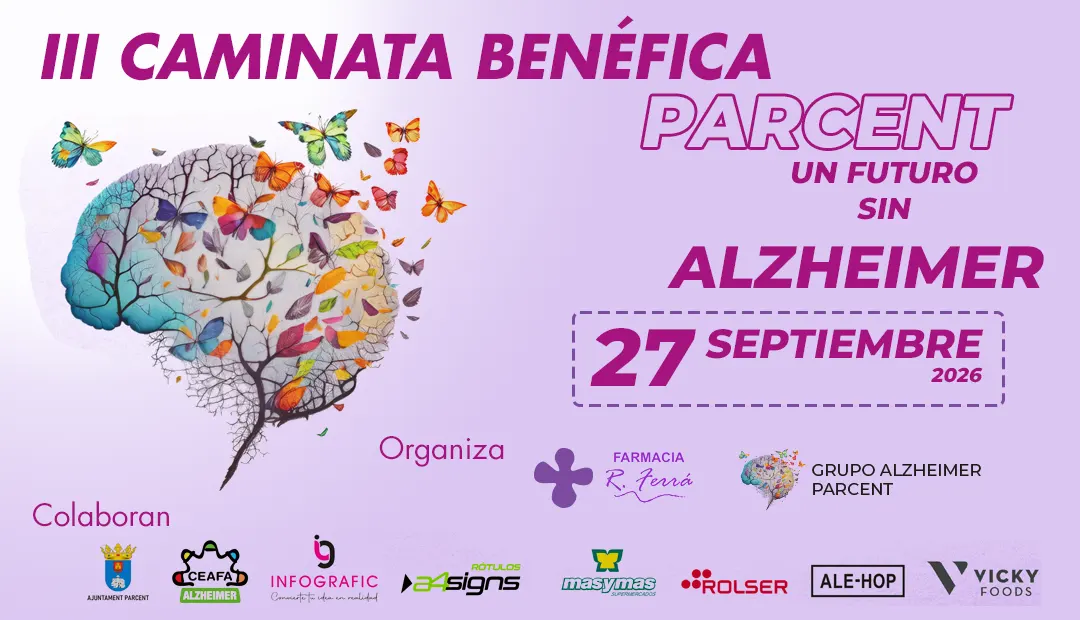 Caminata solidaria Parcent por un futuro sin Alzheimer