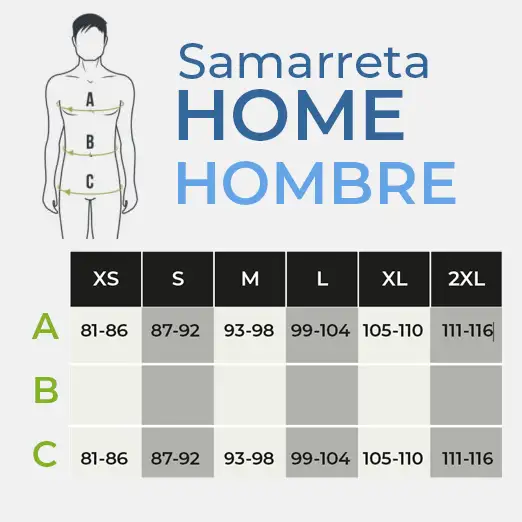 Talles de samarreta model unisex circuit a peu Marina Alta