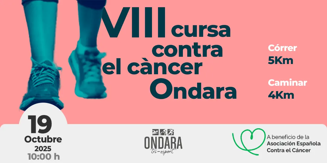 Cursa solidària Contra el càncer Ondara 2025
