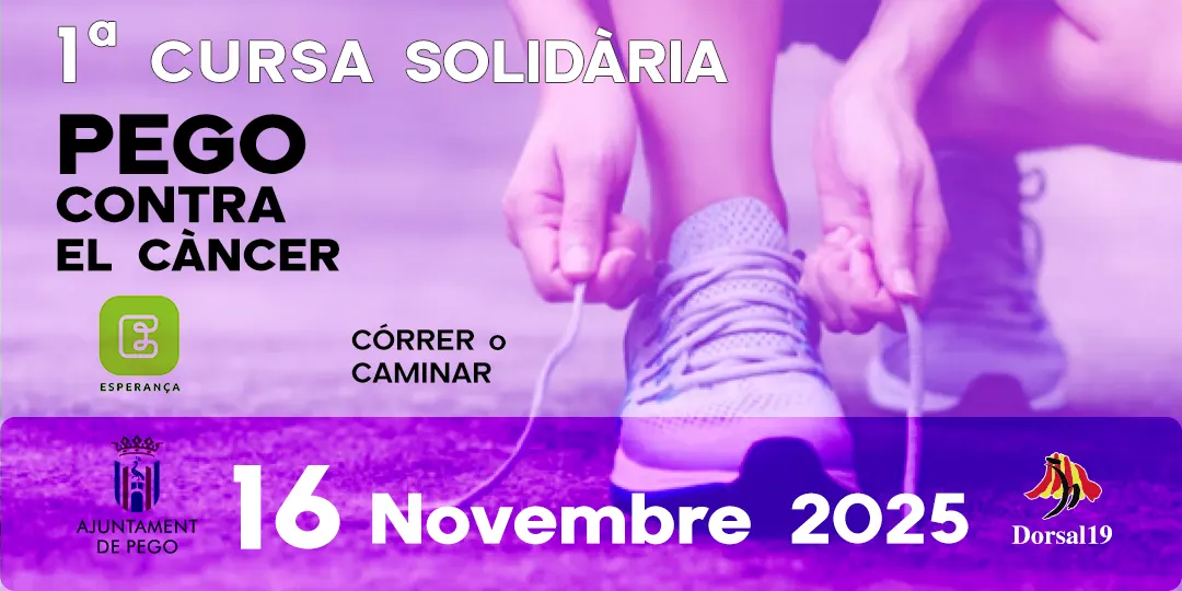 Cursa solidària Contra el càncer Pego 2025
