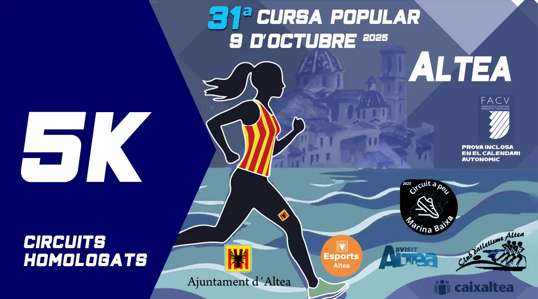5K - 31a Cursa popular 9 Octubre Altea 2025