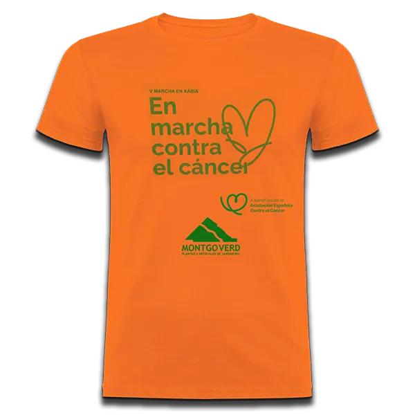 Camiseta cursa contra el Cáncer Xàbia