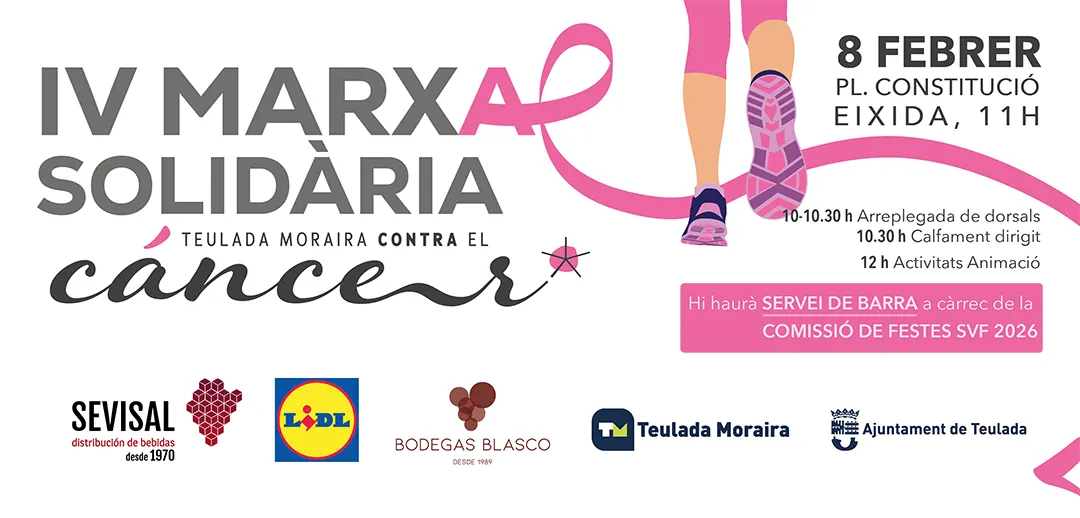 Marcha solidaria Teulada Moraira contra el cáncer