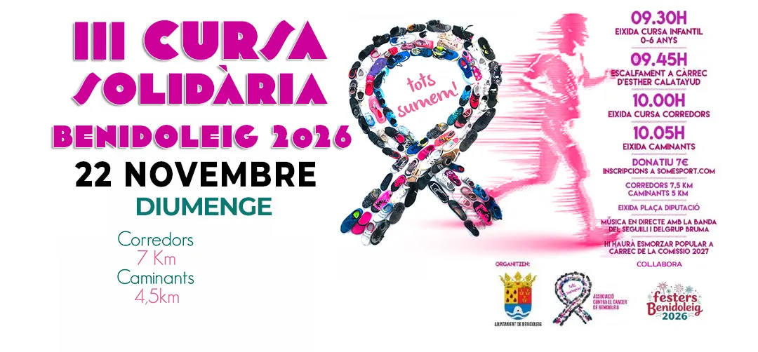 Cursa solidària Benidoleig 2026