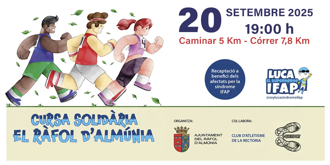 Cursa Solidaria El Rafol d'Almúnia 2025
