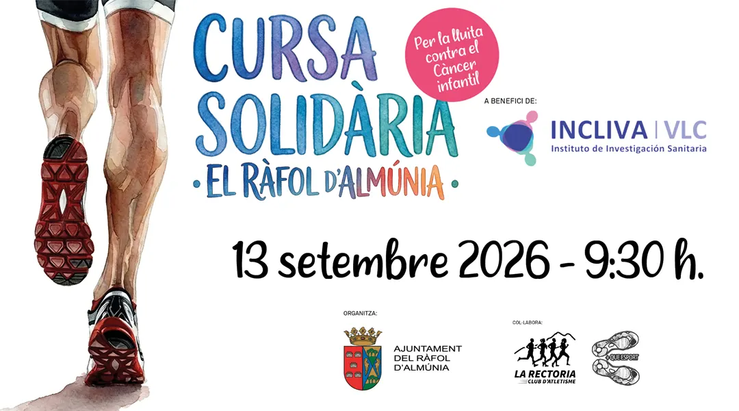 Cursa Solidaria El Rafol d'Almúnia 2026
