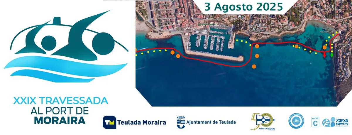 Travessada al port de Moraira 2025