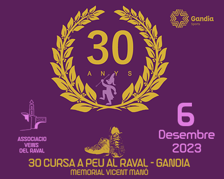 30 Cursa a peu al Raval - Gandia - 6 desembre de 2023