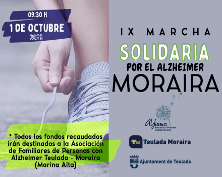 IX marcha solidaria por el alzheimer Moraira