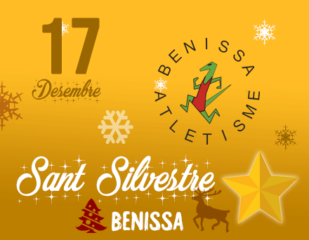 Cartell XXI Sant Silvestre Benissa - 17 desembre 2023