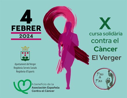 X Cursa solidària contra el Càncer El Verger