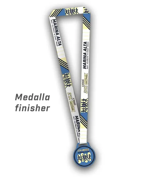 Medalla finisher II 21k Marina Alta 2025