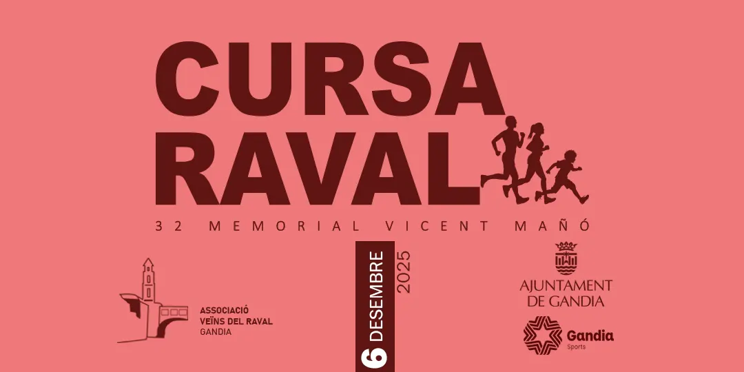 Cursa-a-peu-al-Raval-2025-banner XXXII Cursa a peu al Raval - Gandia
