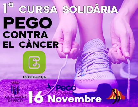 1ª Cursa solidària Contra el Càncer Pego