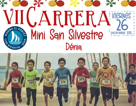 VII Carrera Mini San Silvestre infantil Marina El Portet Dénia