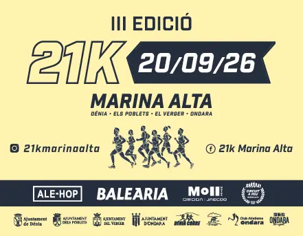 III 21K Marina Alta - Mitja Marató corre La Marina