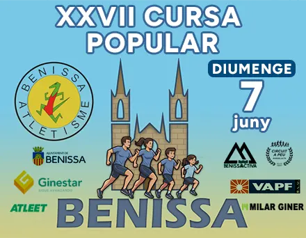 Cartell XXVII Cursa popular Benissa 2026