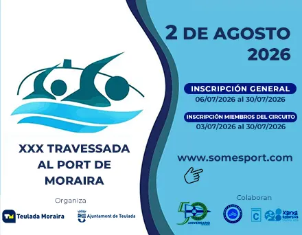 XXX Travessada nadant al port de Moraira 2026