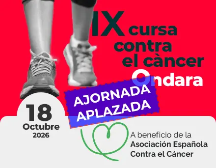 Ajornada - Aplazada - Postponed - IX cursa contra el Càncer Ondara